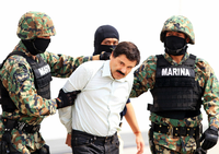 Zum zweiten Mal aus dem Gefängnis ausgebrochen: Der mexikanische Drogenbaron "El Chapo" Guzman.