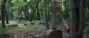 Gespenstisch: der entwidmete Friedhof der Charlottenburger Herz-Jesu-Gemeinde zwischen Staaken und Dallgow.