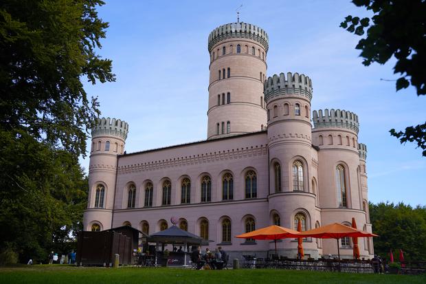 Landschaft der schönen Ausblicke Bergwandern auf der Halbinsel Mönchgut