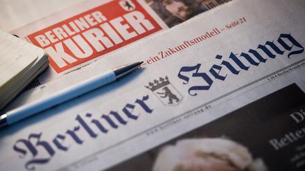 Die „Berliner Zeitung“ erscheint zusammen mit dem „Berliner Kurier“ im Berliner Verlag.