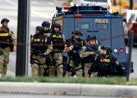 Sicherheitskräfte am Campus von Ohio.