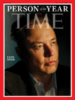Das „Time Magazine“ hat Elon Musk zur „Person des Jahres“ gekürt.