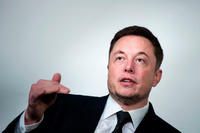 Umstrittener Pionier der Elektroautoszene: Elon Musk.