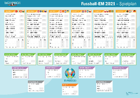 EM-Spielplan 2021 als PDF: Einfach ausdrucken
