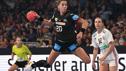 Emily Bölk spielt mit dem deutschen Handball-Team nur bei Sportdeutschland.TV. 