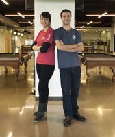 Brienne und Alston Ghafourifar, 19 und 22, Gründer des Internet-Startups Entefy.