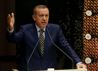 Abgehoben? Der türkische Staatspräsident Recep Tayyip Erdogan.