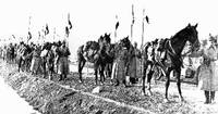 Erster Weltkrieg - deutsche Truppen an der Ostfront
