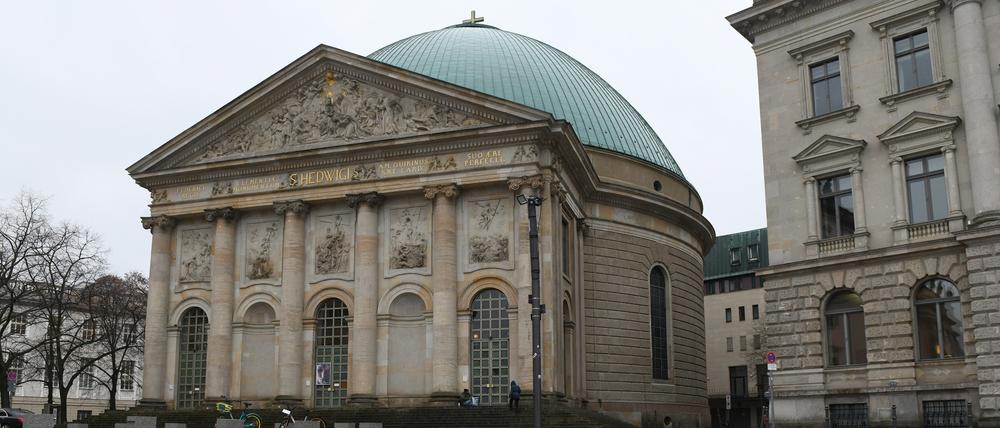 Die  St.-Hedwigs-Kathedrale des Erzbistums Berlin.