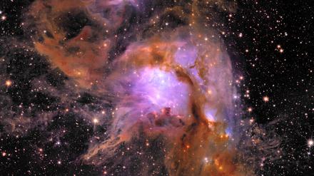 Dieses Bild zeigt Messier 78, ein Sternentstehungsgebiet