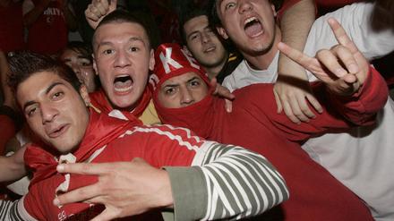 Euro 2008 - Türkische Fans feiern