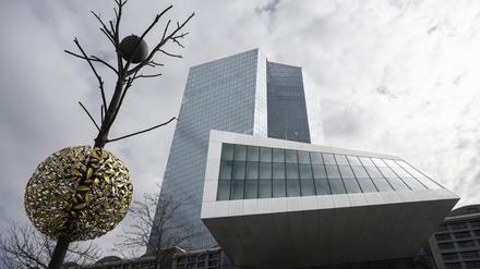 Die Europäische Zentralbank (EZB) in Frankfurt