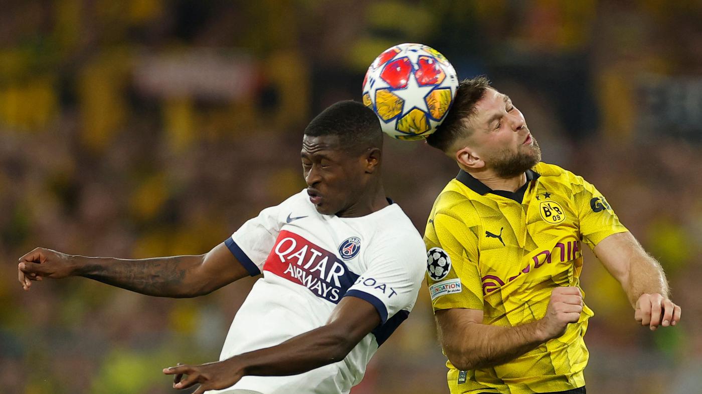 Borussia Dortmund defeats Paris 1-0 in Champions League semi-final first leg