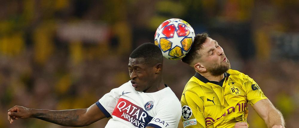 Dortmund und Paris lieferten sich ein enges Duell.
