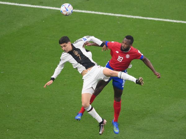 Kai Havertz erzielte zwei Treffer gegen Costa Rica.