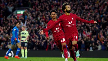 Mohamed Salah erzielte den Treffer den Tages für den FC Liverpool.