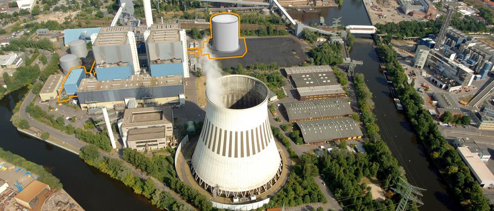 Das Kraftwerk Reuter West ist das größte Heizkraftwerk von Vattenfall. 