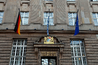 Eingang der Bayerischen Landesvertretung in Berlin.