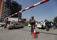 Eine Polizeikontrolle in Kabul (Archivfoto)