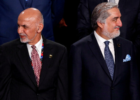 Jetzt einig: Ashraf Ghani (links) und Abdullah Abdullah