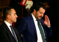 Arbeitsminister Luigi Di Maio (links) und Innenminister Matteo Salvini.