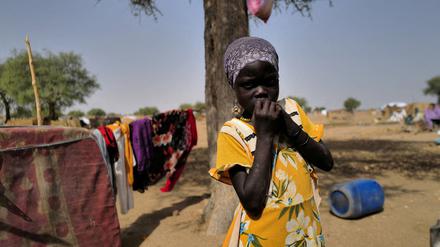 Khadeedja, 7 Jahre, musste ihre Heimat Darfur im Sudan verlassen.