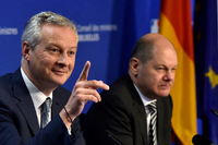 Frankreichs Finanzminister Le Maire (links) und sein deutscher Amtskollege Scholz auf einer Aufnahme vom November 2018.