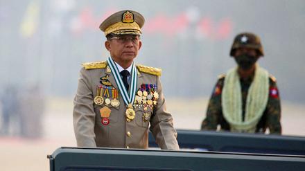 General Min Aung Hlaing am 27. März 2021.