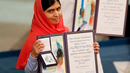 Malala Yousafzai bekam mit 17 Jahren den Friedensnobelpreis. 