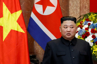 Der Nordkoreanische Machthaber Kim Jong Un im Präsidentenpalast in Hanoi in Vietnam am 1. März 2019.