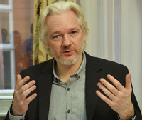 Wikileaks-Gründer Julian floh im Juni 2012 in die Botschafts Ecuadors in London.