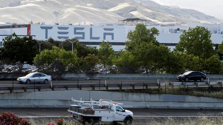 Das Tesla-Stammwerk im kalifornischen Fremont.