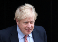 Der britische Premier Boris Johnson -aufgenommen am 25. März.