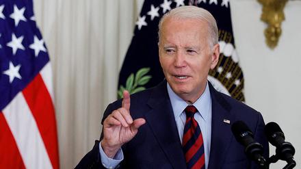 Joe Biden sichert der Ukraine umfassende Unterstützung zu. 