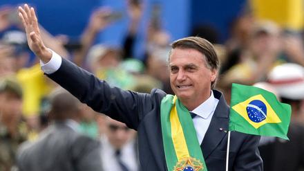 Präsident Bolsonaro tritt wieder als Präsidentschaftskandidat an. Er polarisiert die brasilianische Gesellschaft.