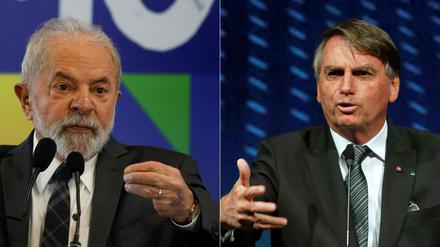 Der Kontrast könnte nicht größer sein: Luiz Inácio Lula da Silva oder Jair Bolsonaro - einer von ihnen wird der künftige Präsident Brasiliens sein. 