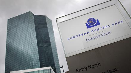 Hat die Zinsen deutlich erhöht: die Europäische Zentralbank.