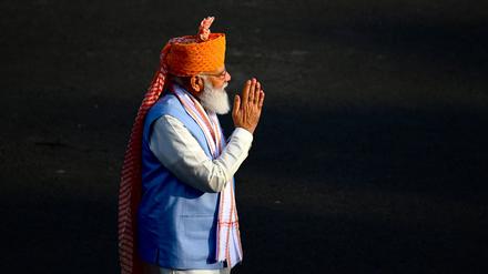 Narendra Modi sichert sich in Indien wohl eine dritte Amtszeit.