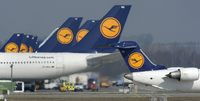 Pilotenstreik. Bei der Lufthansa bleiben am Dienstag zahlreiche Flugzeuge am Boden.