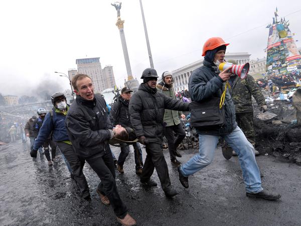 Während der Maidan-Revolution kam es zu schweren Zusammenstößen zwischen Demonstranten und Spezialeinheiten der Polizei, mehr als 100 Menschen starben (Archivfoto).