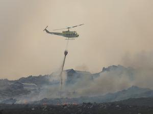 Beim trockenen, heißen und windigen Wetter kam es im Januar auch im benachbarten Südafrika zu großen Bränden.