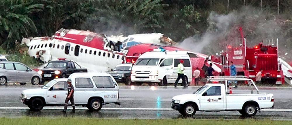 Flugzeugunglück in Thailand