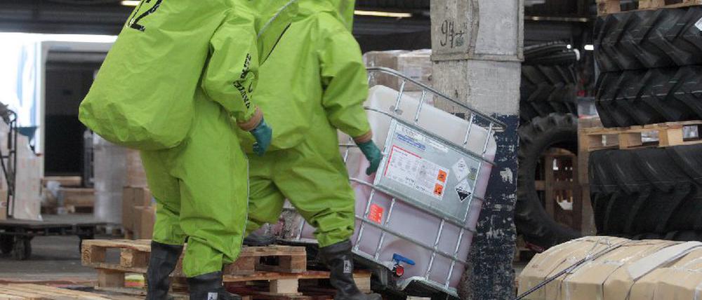 Flusssäure: 13 Verletzte bei Chemieunfall im Osnabrücker Hafen