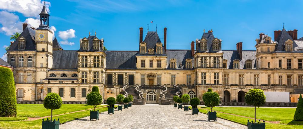Prunkvoller geht es kaum: Schloss Fontainebleau