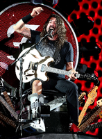 Foo Fighters-Frontmann Dave Grohl auf seinem Rock'n'Roll-Thron
