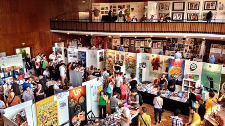 Alle unter einem Dach: Ein Blick in die Alte Kongresshalle, in der vom 4. bis 7. Juni das Comicfestival München stattfand.