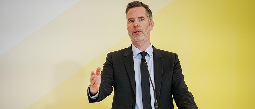 Christian Dürr, Fraktionsvorsitzender der FDP, will mehr Bewegung in Asylfragen.