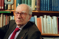 Claude Lévi-Strauss 2001 am Collège de France in Paris.
