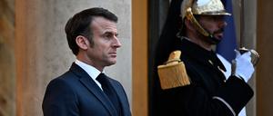 Frankreichs Präsident Emmanuel Macron will die Ukraine unterstützen.