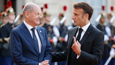 Unterschiedliche Charaktere: Frankreichs Präsident Emmanuel Macron (r.) und Bundeskanzler Olaf Scholz.